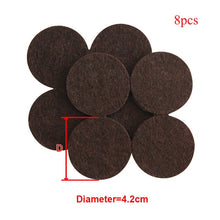 Load image into Gallery viewer, 8/16/24pcs/lot Chair Leg Pads Floor Protectors for Furniture Legs Table leg Covers Round Bottom Anti-Slip Pads Rubber Feet