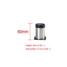 Load image into Gallery viewer, 1Pcs 5CM-35CM Furniture Adjustable Cabinet Legs Stainless Steel Furniture Legs Cabinet Table Sofa Bed Feet Furniture Legs Feet