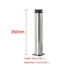 Load image into Gallery viewer, 1Pcs 5CM-35CM Furniture Adjustable Cabinet Legs Stainless Steel Furniture Legs Cabinet Table Sofa Bed Feet Furniture Legs Feet
