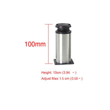 Load image into Gallery viewer, 1Pcs 5CM-35CM Furniture Adjustable Cabinet Legs Stainless Steel Furniture Legs Cabinet Table Sofa Bed Feet Furniture Legs Feet