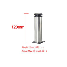 Load image into Gallery viewer, 1Pcs 5CM-35CM Furniture Adjustable Cabinet Legs Stainless Steel Furniture Legs Cabinet Table Sofa Bed Feet Furniture Legs Feet